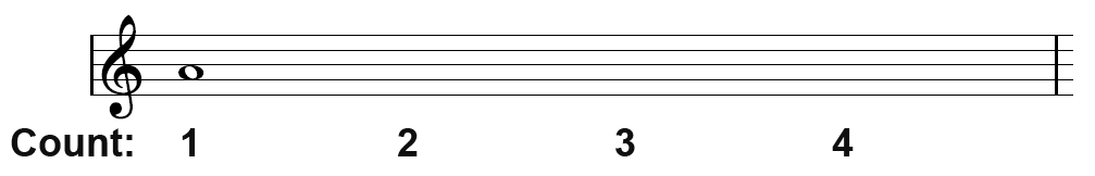 Counting whole notes