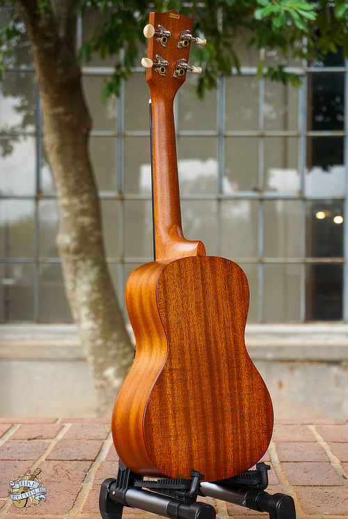 Picture showing the back of the Kala giveaway ukulele