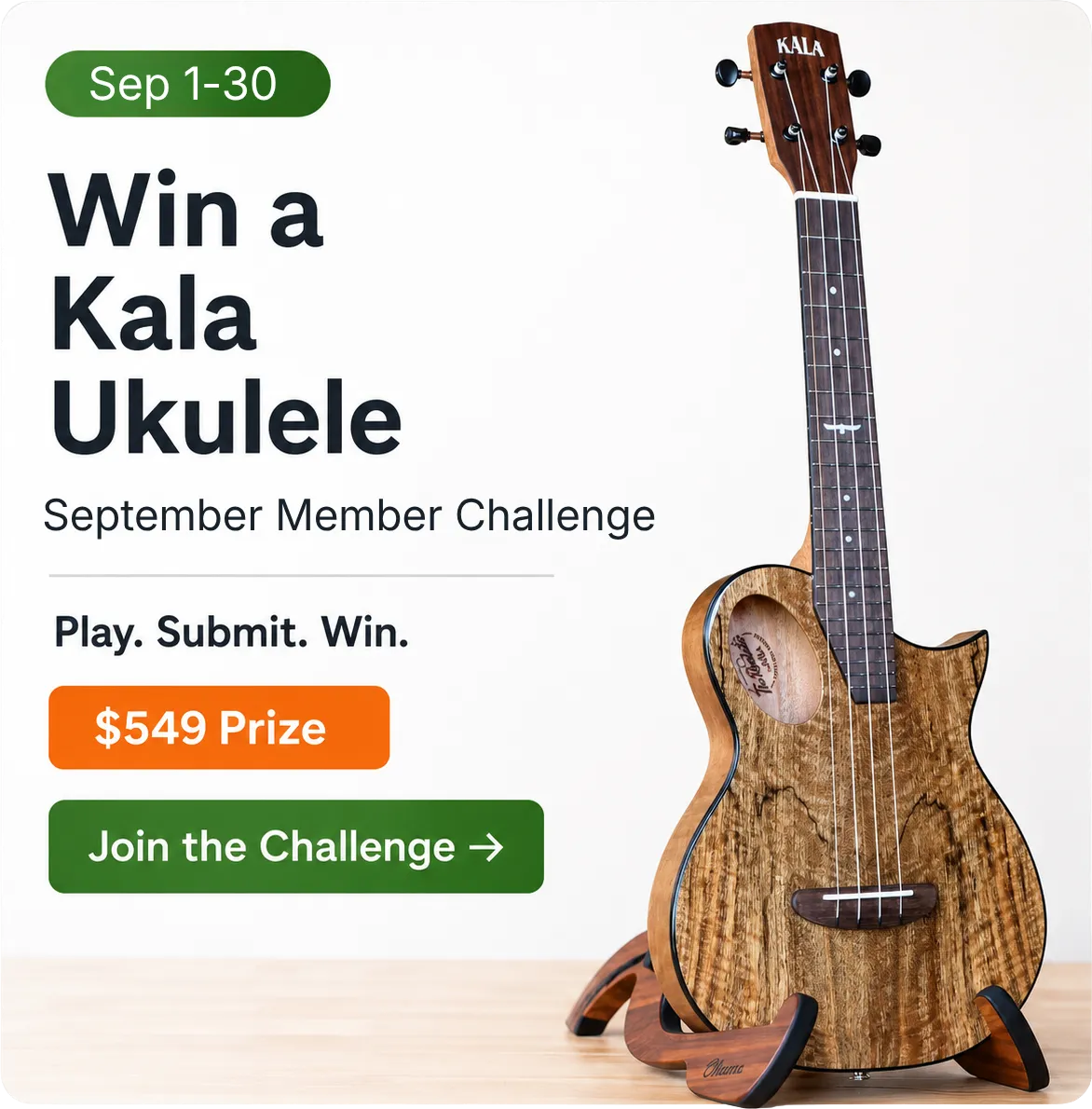 Join the September 2026 Ukulele Challenge